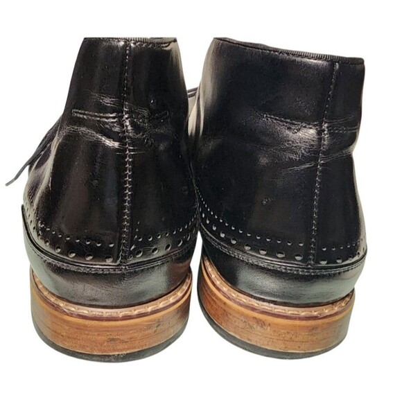 Stacy Adams Men\'s Ashby Cap-Toe Lace-Up Chukka Boots Size 15W Black Leather main image 8